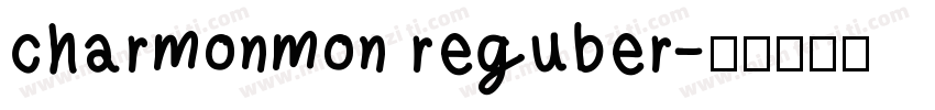 charmonmon reguber字体转换
